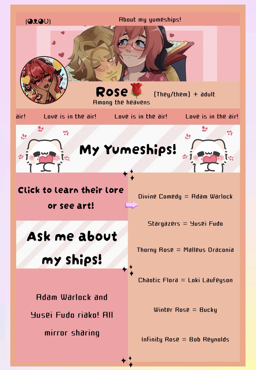 ★Rose/Mizael★ tweet media