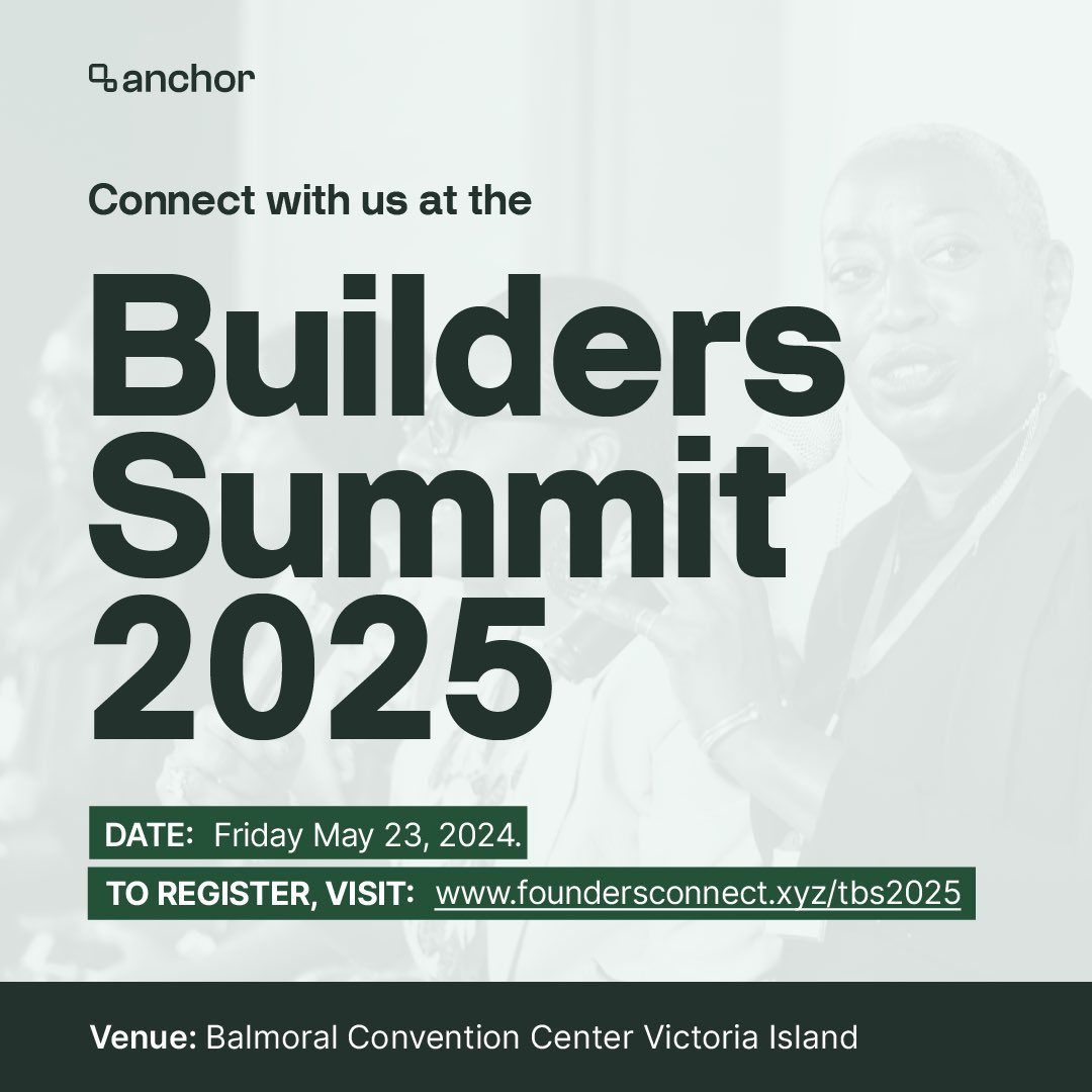 anchor_build's tweet photo. We’re excited to be exhibiting at the Builders Summit event.
If you’re building fintech products, we’d love to show you how we can power your solution.
Stop by our booth!
#BuildwithAnchor https://t.co/TtrTKyJBEV