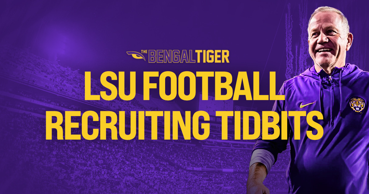 Shea Dixon (@sheadixon) on Twitter photo New: LSU fans, I just dropped some big scoop on The <a href="/BengalTigerOn3/">The Bengal Tiger</a>...
This weekend, the Tigers will host a 5-star who is ranked as the No. 1 prospect at his position.
Here's the latest - plus extra tidbits - on a huge visitor headed to campus:➡️ on3.com/teams/lsu-tige… New: LSU fans, I just dropped some big scoop on The <a href="/BengalTigerOn3/">The Bengal Tiger</a>...
This weekend, the Tigers will host a 5-star who is ranked as the No. 1 prospect at his position.
Here's the latest - plus extra tidbits - on a huge visitor headed to campus:➡️ on3.com/teams/lsu-tige…