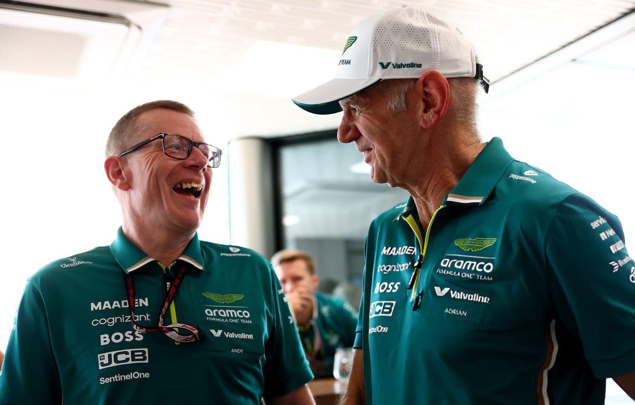 Newey: I’m very lucky to be starting with Andy Cowell