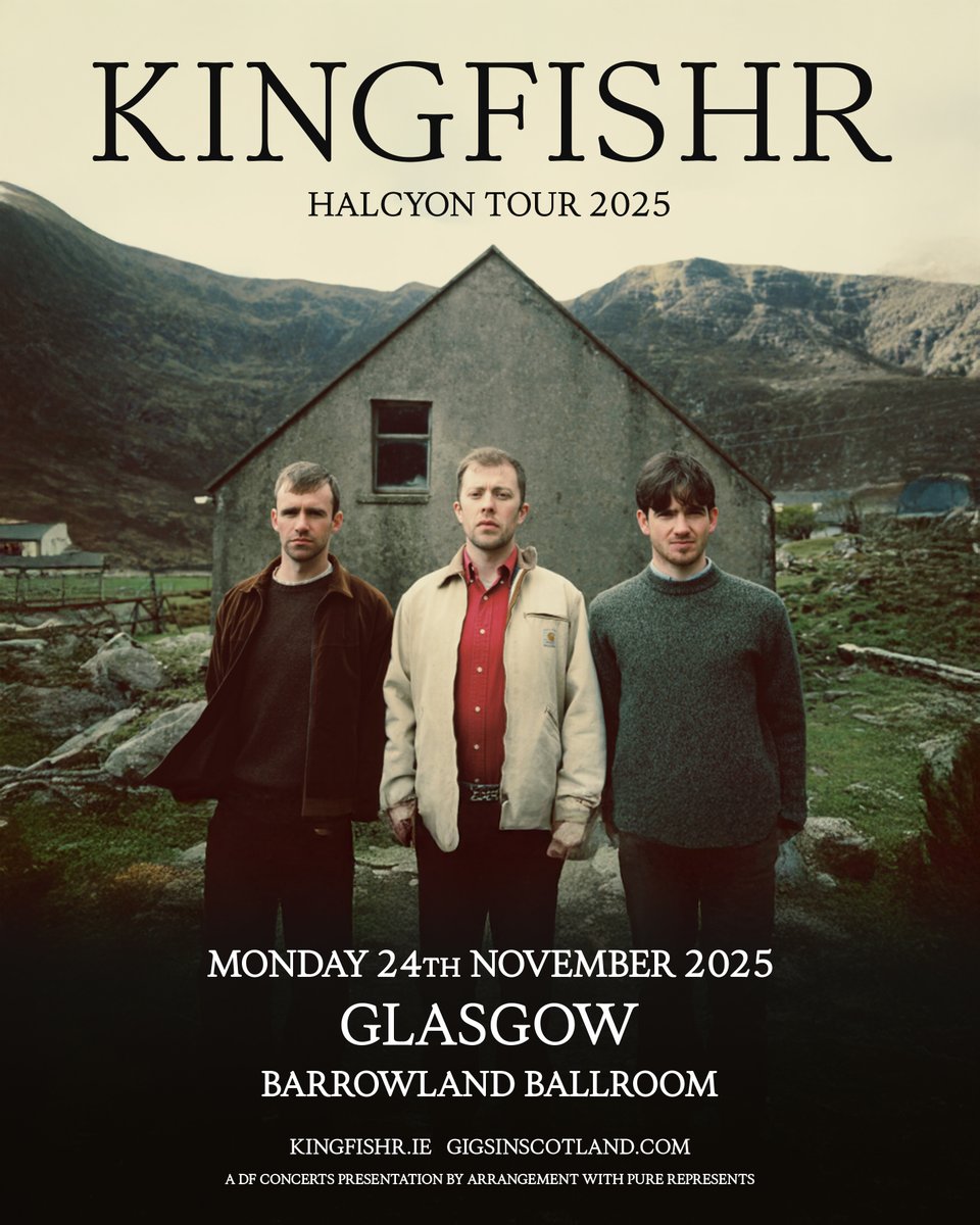 Gigs in Scotland (@gigsinscotland) on Twitter photo JUST ANNOUNCED🚨» Kingfishr
<a href="/TheBarrowlands/">Barrowland Ballroom</a> | 24th November 2025
MORE INFO ⇾ gigss.co/kingfishr JUST ANNOUNCED🚨» Kingfishr
<a href="/TheBarrowlands/">Barrowland Ballroom</a> | 24th November 2025
MORE INFO ⇾ gigss.co/kingfishr