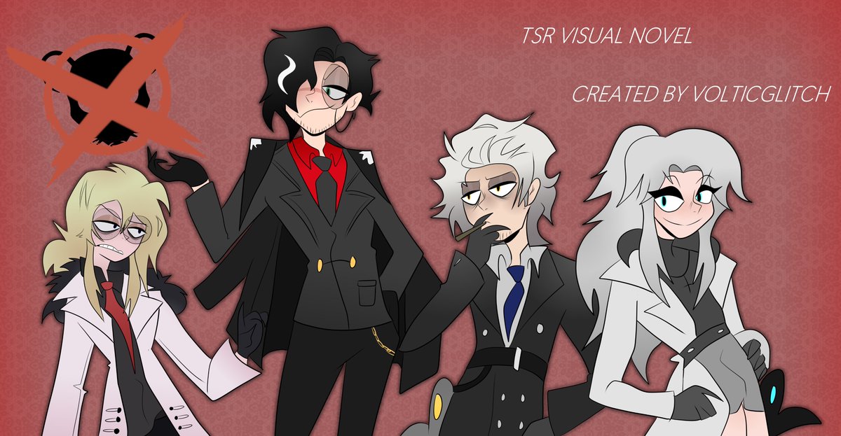 TSRVisualNovel's tweet image. Welcome to TSR ✨
This account is for all things relating to the upcoming visual novel #TSRVisualnovel created by VolticGlitch
If you're interested in more information about the project check this tweets replies!