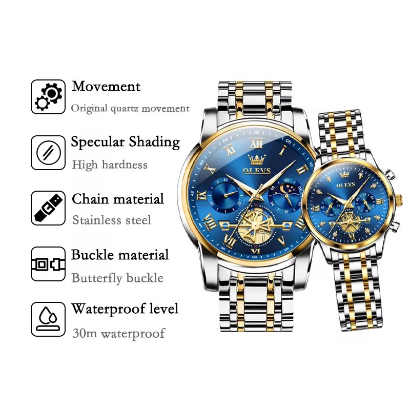 Theaistore01's tweet photo. OLEVS Luxury Brand Couple Watches Waterproof Luminous Stainless Steel Quartz Watch His and Hers Moon Phase Fashion Lovers Set
🔗Click & Buy: https://t.co/KbadXUFEVV
#WATCH #couple #couplewatch #Pakistan #水曜日のダウンタウン #صباح_الخير https://t.co/chUUBmBWVW