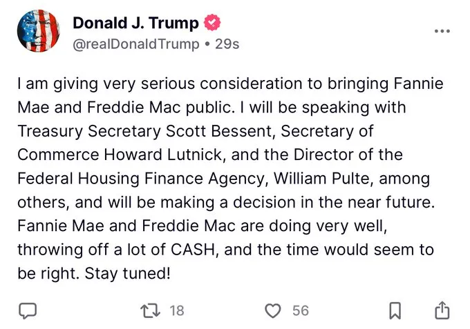 KH (@mc_khristina) on Twitter photo On the back of yesterday's Trump post I wanted to re-forward my post which includes <a href="/BillAckman/">Bill Ackman</a> long thesis for both $FNMA and $FMCC. I am long $FNMA and he presents a base case with upside to $34/share. On the back of yesterday's Trump post I wanted to re-forward my post which includes <a href="/BillAckman/">Bill Ackman</a> long thesis for both $FNMA and $FMCC. I am long $FNMA and he presents a base case with upside to $34/share.