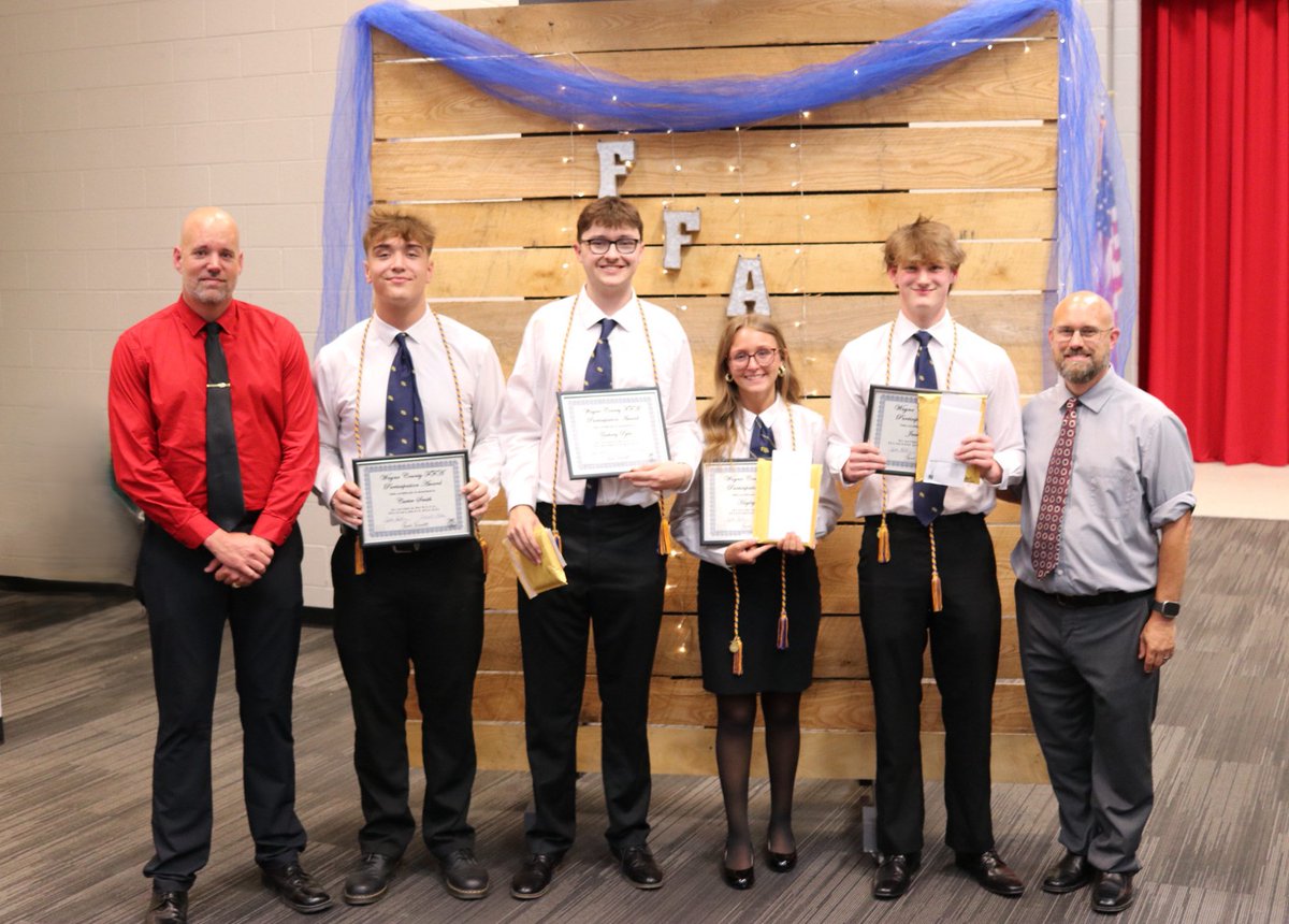 The Wayne County FFA banquet was held on May 1st, 2025. Students were recognized and presented with awards for their achievements this year. 

www3.wayne.kyschools.us/view-all-news/…