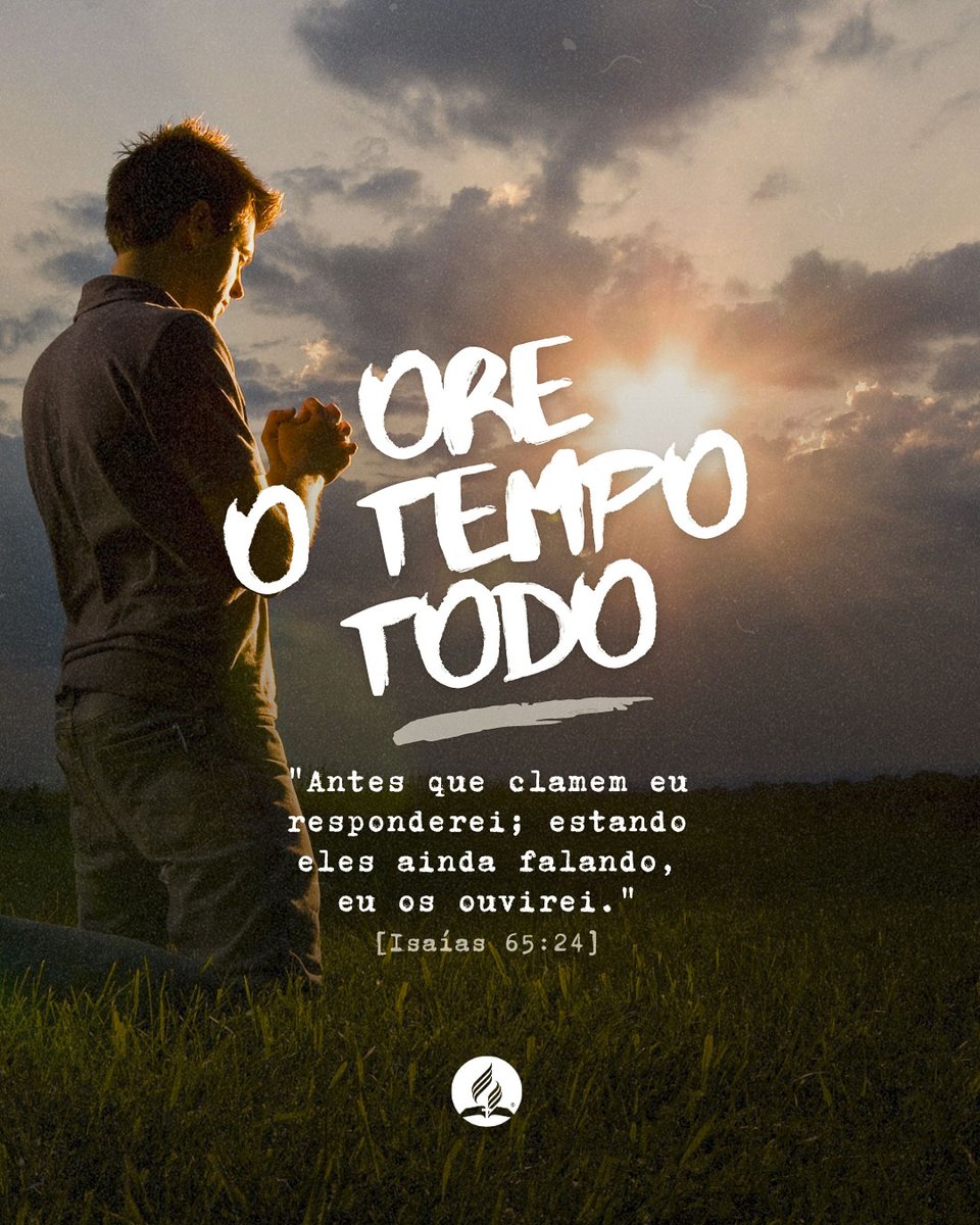 adventistaceara's tweet photo. Já orou hoje? Deus está à distância de uma oração. 🙏 https://t.co/B02EtB7YEU