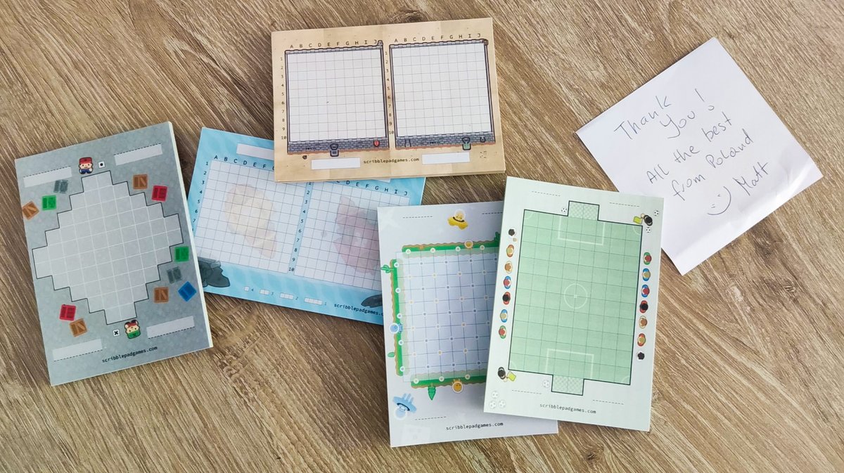 KenneyNL's tweet image. I was very kindly gifted these by @z2plusc! Tiny scribblepad games featuring my game assets, absolutely love them ✨

scribblepadgames.com