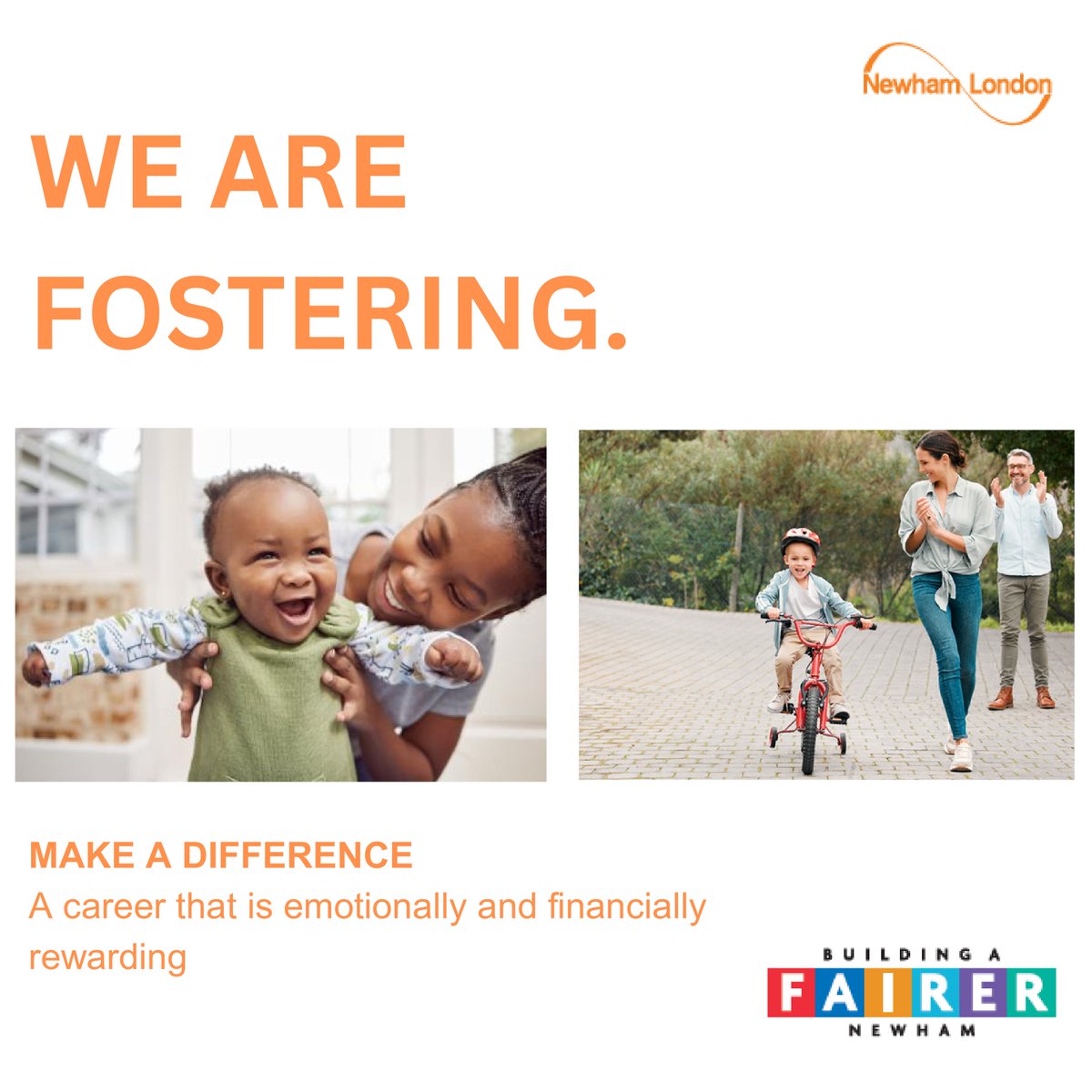 Newham London đź’™ (@newhamlondon) on Twitter photo Local children need local foster carers. Could you provide a safe, loving home in your community?
If you have ever thought about fostering, now is the perfect time to take that step.
orlo.uk/oisbF or chat with a member of our friendly carer team on 0808 1753989 Local children need local foster carers. Could you provide a safe, loving home in your community?
If you have ever thought about fostering, now is the perfect time to take that step.
orlo.uk/oisbF or chat with a member of our friendly carer team on 0808 1753989