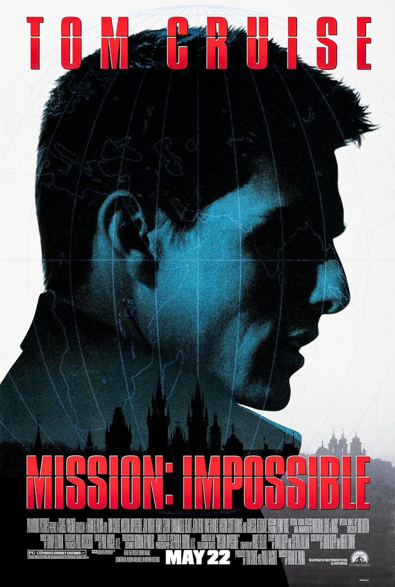 trnsocial's tweet image. This message will self destruct in 5 seconds... 4... 3...

22 May 1996 Mission: Impossible hit theaters. 

#MissionImpossible