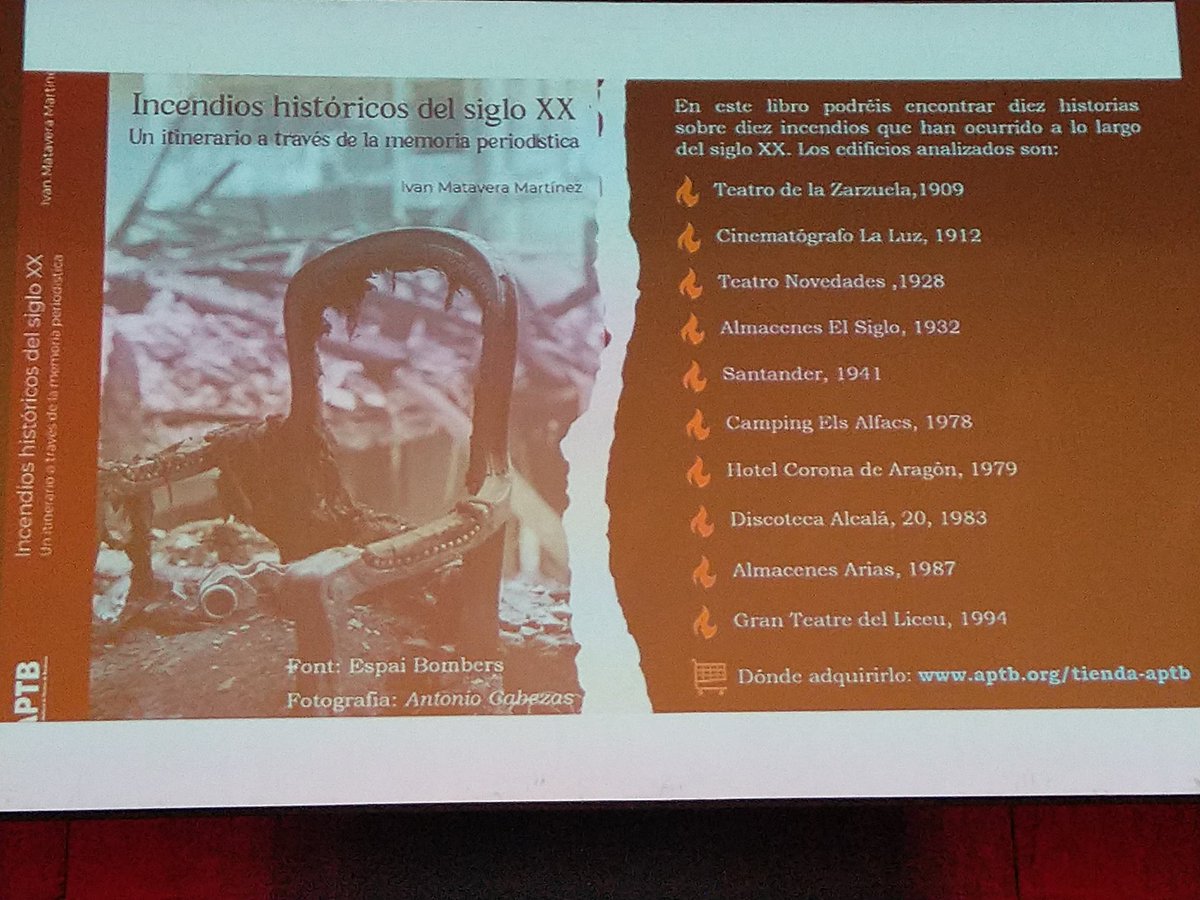 VctorManueFdez's tweet photo. ➡️ En el marco del #CIPE25 se presenta el libro 📕 ' Incendios históricos del siglo XXI, un itinerario a través de la memoria periodista '.
#Incendios #Prevención https://t.co/hj2wbpst6u