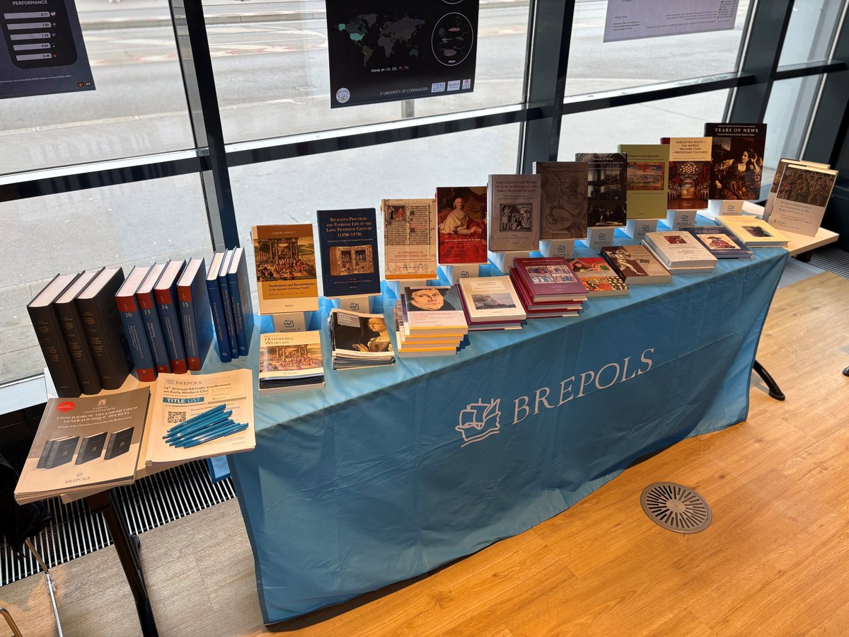 Our publishing manager Tim Denecker is currently attending the 14th Annual <a href="/REFORConsortium/">REFORC</a> Conference on #EarlyModern #Christianity in Vienna!
A perfect opportunity to discover our newest titles in the field.

Browse online conference offer: brepols.net/REFORC25

#reforc2025