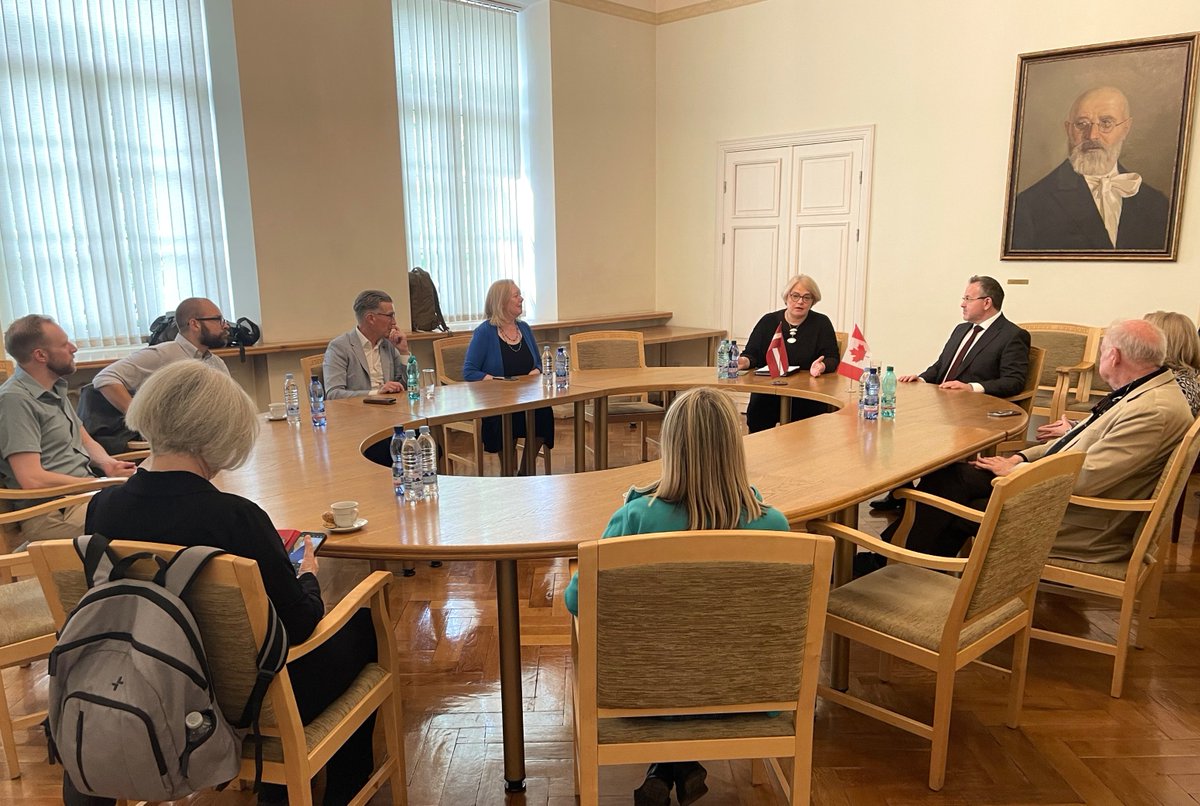 Canada in Latvia tweet media