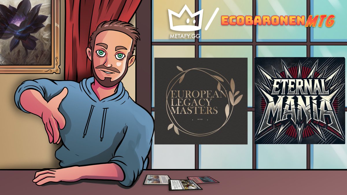 Andreas / ecobaronenMTG (@ecobaronen) on Twitter photo Here's what you need to know if you want to play my <a href="/EULegacyMasters/">European Legacy Masters</a> Qualifier hosted by <a href="/EternalManiaBE/">Eternal Mania</a>! Beat the other Legacy Barons and book your flight to Belgium - simple 🤠
📽️ Here's what you need to know if you want to play my <a href="/EULegacyMasters/">European Legacy Masters</a> Qualifier hosted by <a href="/EternalManiaBE/">Eternal Mania</a>! Beat the other Legacy Barons and book your flight to Belgium - simple 🤠
📽️