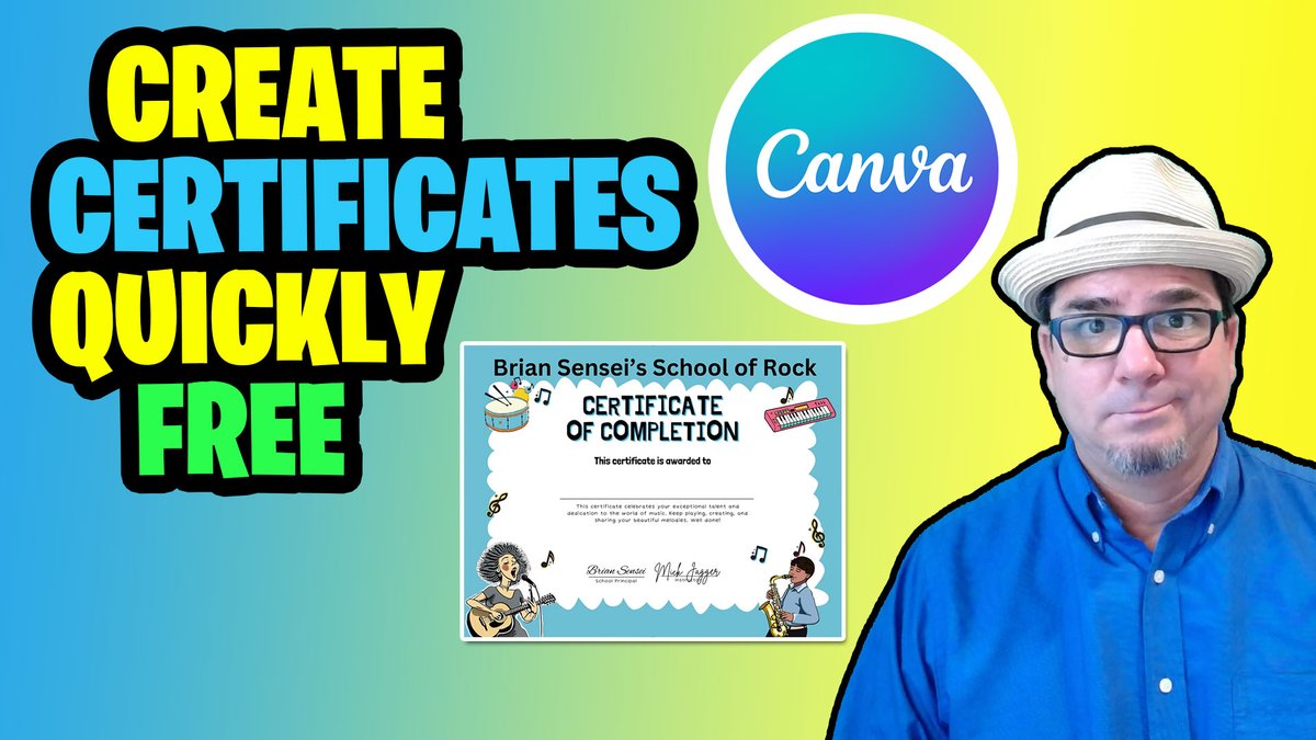 How to Create a Certificate with Canva Free 🤩 youtu.be/GzNJaI0c2-Q?si… #Canva #certificate
