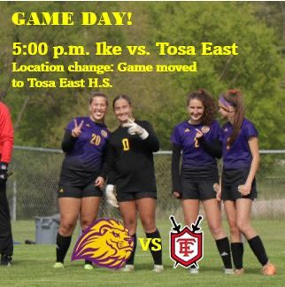 Game Day!!! Big one today versus Tosa East. Please note the game is at 5:00 p.m. and has moved to the Tosa East HS turf field. See you there!