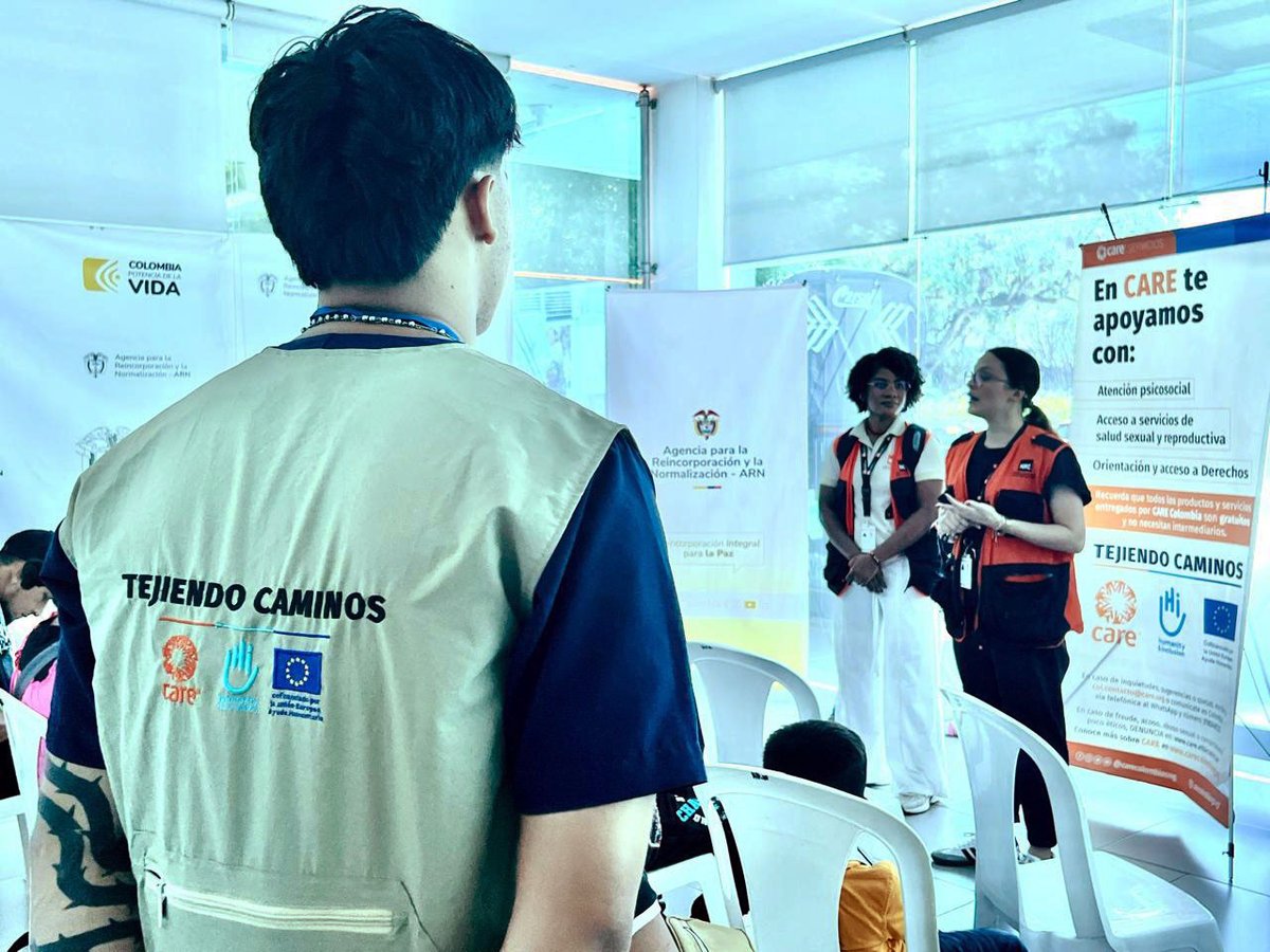 ARNColombia's tweet photo. 👏🏻 La @ARNColombia en articulación con el Consejo Noruego para Refugiados, @NRC_LAC, adelantó una jornada de atención integral a familias firmantes de paz desplazadas del #Catatumbo. 

🤝@CAREColombiaONG @ProfamiliaCol https://t.co/gS9AmkanSD