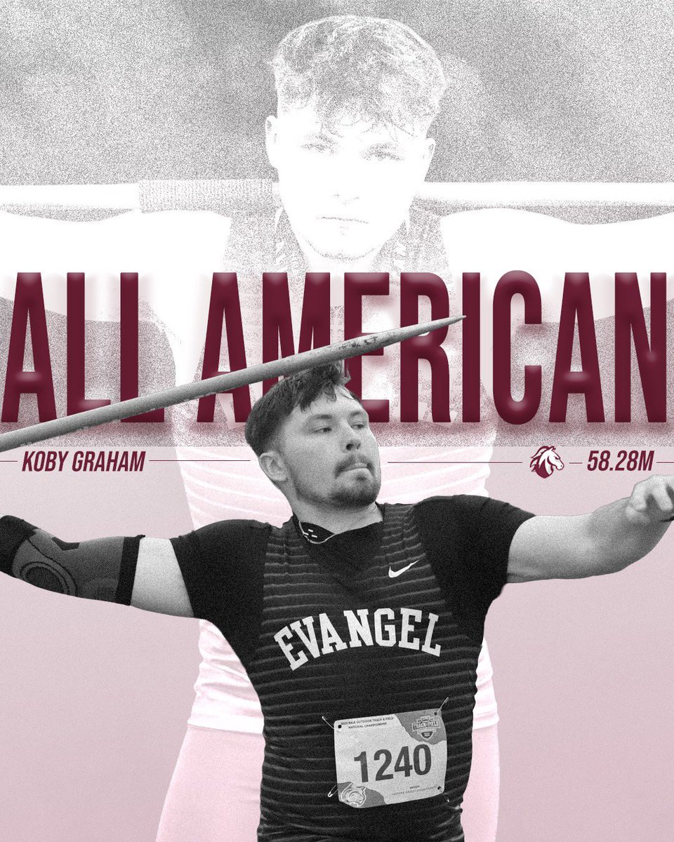 🇺🇸ALL-AMERICAN🇺🇸

Congratulation to Koby Graham on his performance in the Men’s Javelin! Koby earned All-American honors with his throw of 58.28 meters, finishing in eighth place in the nation!