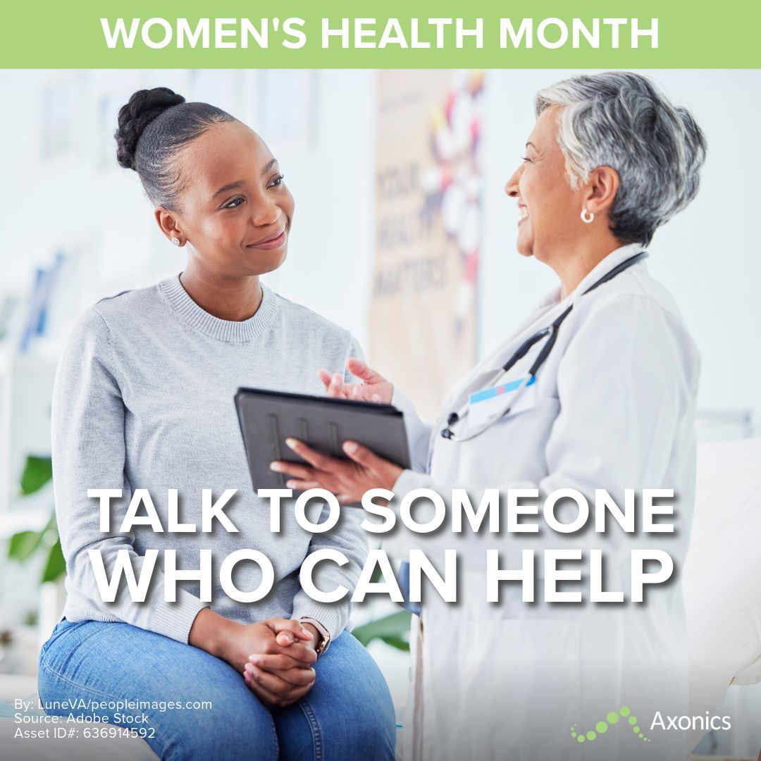 If you have overactive bladder, bowel incontinence or stress urinary incontinence, it’s the perfect time to talk to a specialist about a condition that many suffer from in silence. Go to FindRealRelief.com to take a quiz and find a specialist near you.