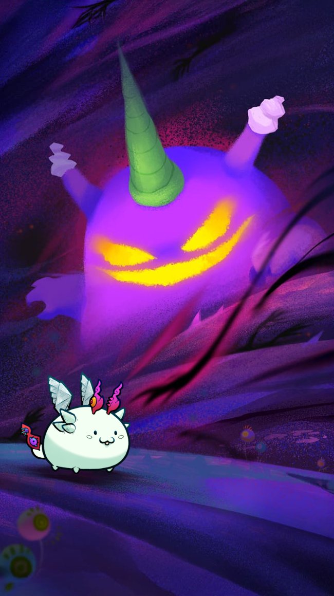 cute Powder finally joined the dark side

#NightmareSnap <a href="/AxieInfinity/">Axie Infinity</a>