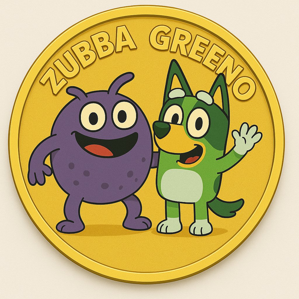 ZubbaCoin's tweet photo. Zubba and Greeno, long-lost best friends from the outer edge of the Cryptosphere,  are finally reunited.

Greeno, born in the same playful land that gave us Bluey, was stuck after the Teleport Meme Station broke down.

But now it’s fixed.

Together again, Zubba and Greeno are spreading unity, friendship, and good vibes across the chain.

This isn’t just a coin. It’s a message: we meme together, or we don’t meme at all.

Welcome to $CRYPTOSPHERE.
Buy here:
https://t.co/k3oU4pMQJV