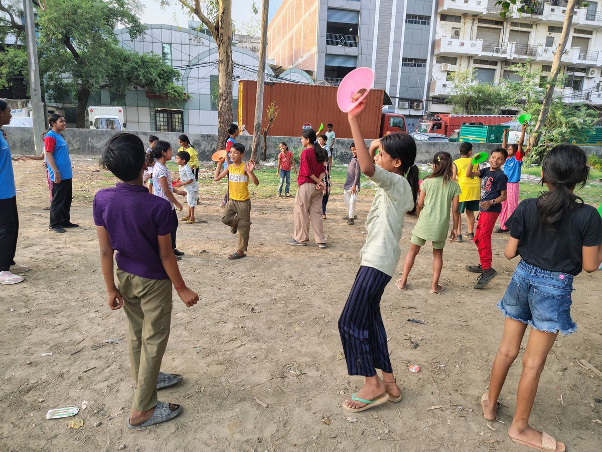 Building bonds, breaking limits! 💪🤝
Khelnetri champs participate in a high‑energy #SportForDevelopment session where every pass, cheer &amp; laugh strengthened TEAMWORK. ⚽️🏃‍♀️🔥

#Khelnetri #TeamUpForTransformation #PlayLearnGrow #YouthPower #GameChangers #TogetherWeWin 🏅🌟
