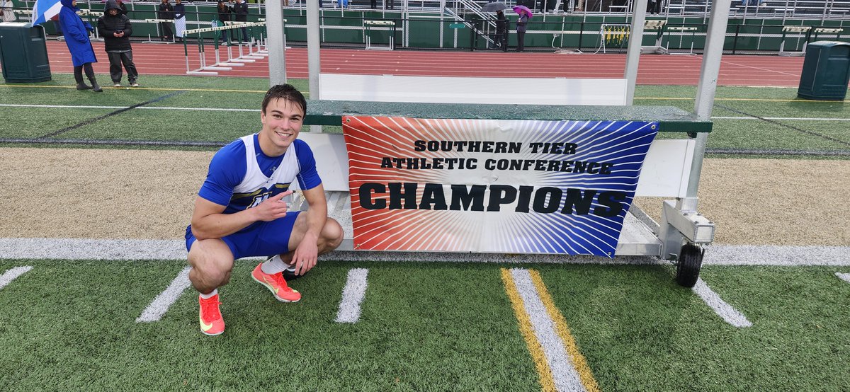 Congratulations to Vincent Mancini of Maine-Endwell - 2025 STAC 100 (10.82) and 200 (22.29) Champion!