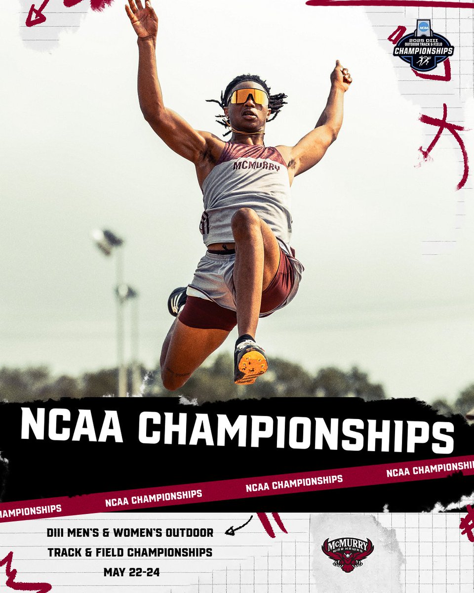 NCAA OUTDOOR MEN'S &amp; WOMEN'S TRACK &amp; FIELD CHAMPIONSHIPS!
📍Geneva, OH
🏟️SPIRE Institute
🗓️5/22 (4:10p.m.) | 5/23 (1:05 p.m.) | 5/24 (Noon)
🎥Day 1: tinyurl.com/mwu5uykk
🎥Day 2: tinyurl.com/4zft3fa6
🎥Day 3: tinyurl.com/y2snuzuf