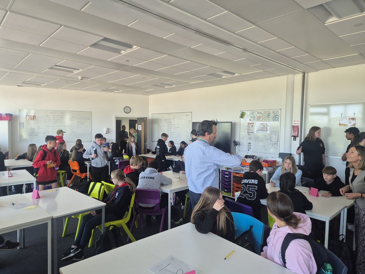 Our P7s had their first taste of WCHS today, lots of happy faces and excitement around new beginnings 🤩