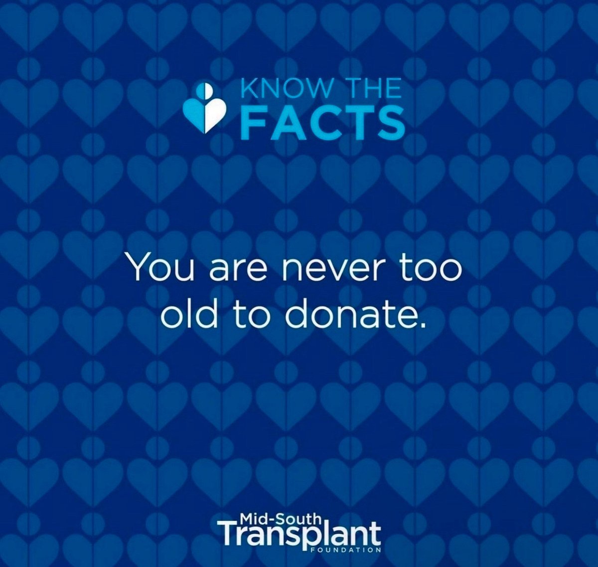 The fact that you want to be a donor is something to be celebrated. It’s a tremendous gift to others. Age and most medical conditions do not exclude you from being a suitable organ and tissue donor.