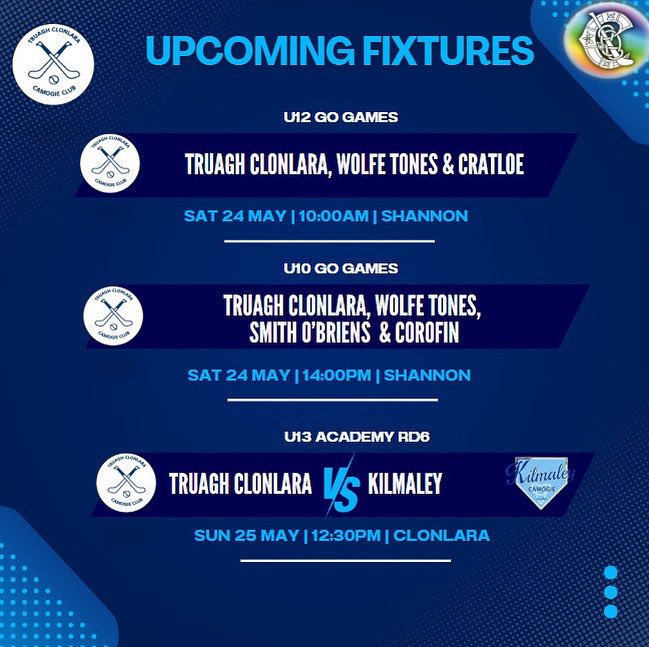 ‼️Upcoming Fixtures ‼️

Best of luck to all involved !! 🙌

🩵💙