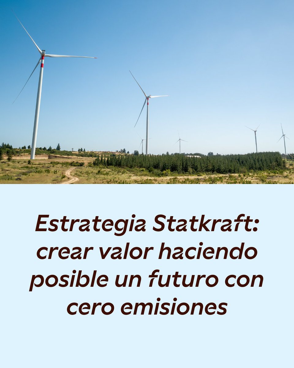 En Statkraft no solo generamos energía, impulsamos el cambio ⚡🌱
Nuestra estrategia nace de la transición energética:
✅ Más demanda por energías limpias
✅ Sistemas que exigen más flexibilidad
✅ Mercados complejos

🔗 Conoce más: bit.ly/3b9DNhO