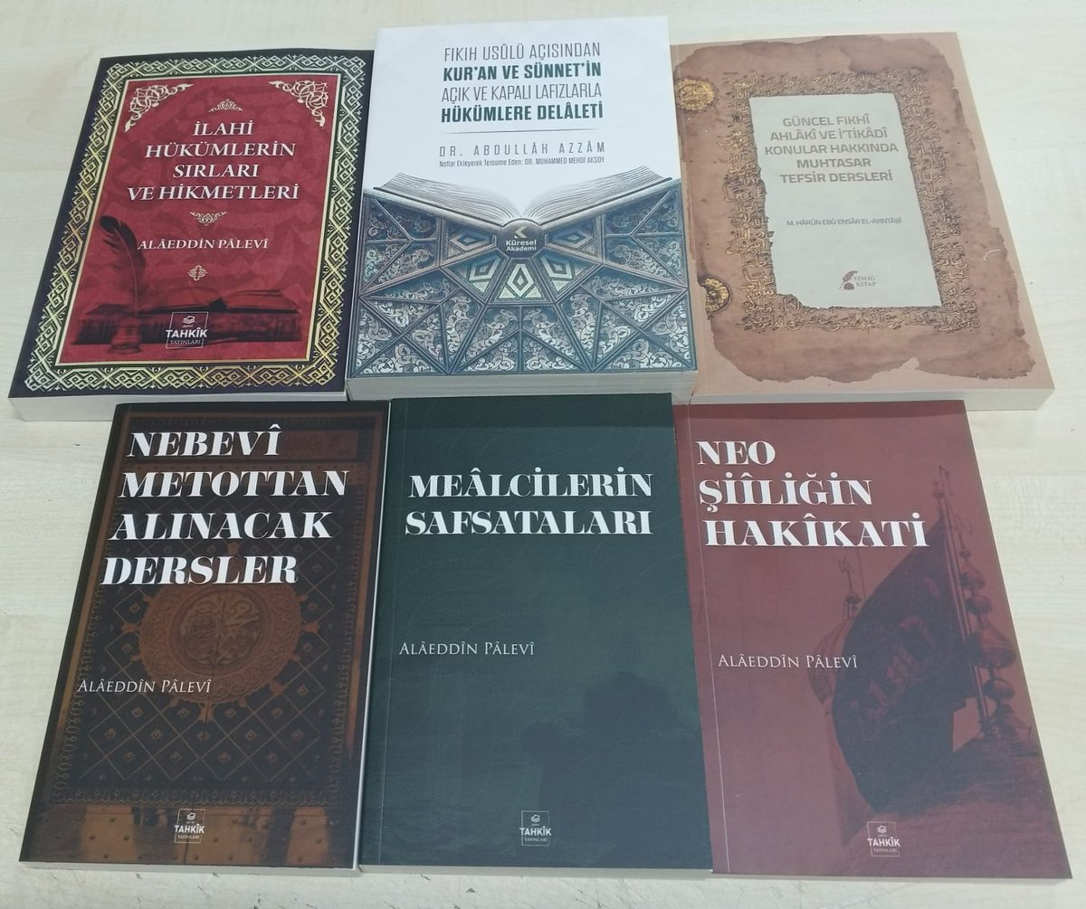 Tahkik Yayınları (@tahkikn) on Twitter photo ‼️KAMPANYA‼️
4'ü Tahkîk Yayınları'ndan çıkan Alaeddin Palevî Hoca'nın olmak üzere 6 ilmî eser sadece 700 TL 
Kargo ücretsiz 
WhatsApp sipariş hattı: api.whatsapp.com/send/?phone=%2… ‼️KAMPANYA‼️
4'ü Tahkîk Yayınları'ndan çıkan Alaeddin Palevî Hoca'nın olmak üzere 6 ilmî eser sadece 700 TL 
Kargo ücretsiz 
WhatsApp sipariş hattı: api.whatsapp.com/send/?phone=%2…