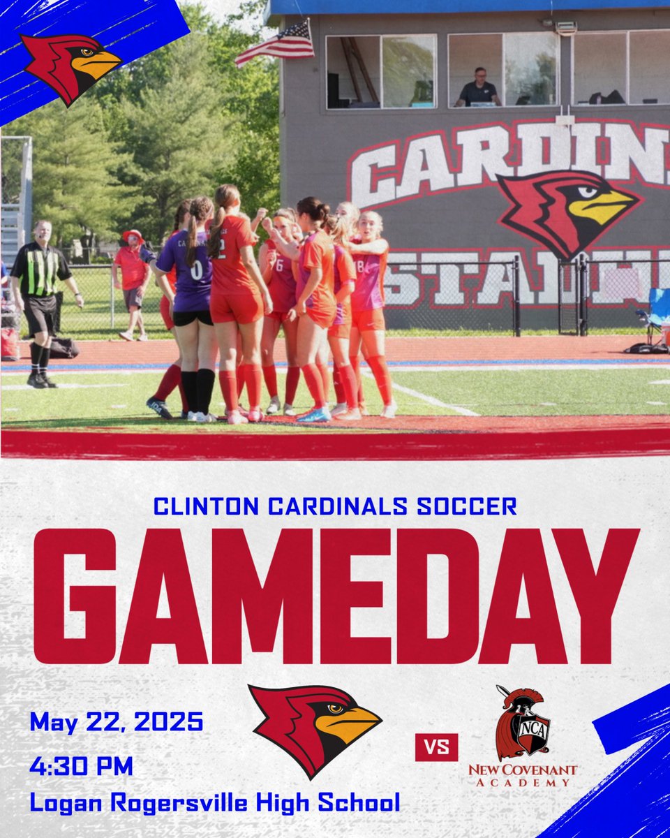 GAMEDAY
Cardinals are taking on the New Covenant Warriors in the Class 2 District 5 Semifinal!
Kickoff is at 4:30PM at Logan Rogersville High School.
