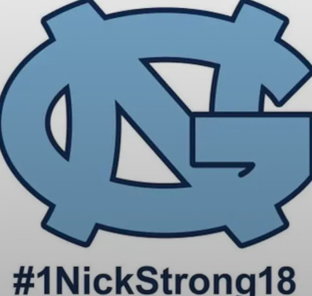 Today was the last regular season home game for our team, and last regular season home game ever for our seniors. We took the occasion to honor Nick Gaspar and Ant Gates, two classmates taken too soon - two of the kindest and friendliest kids you could ever meet. Always with us.