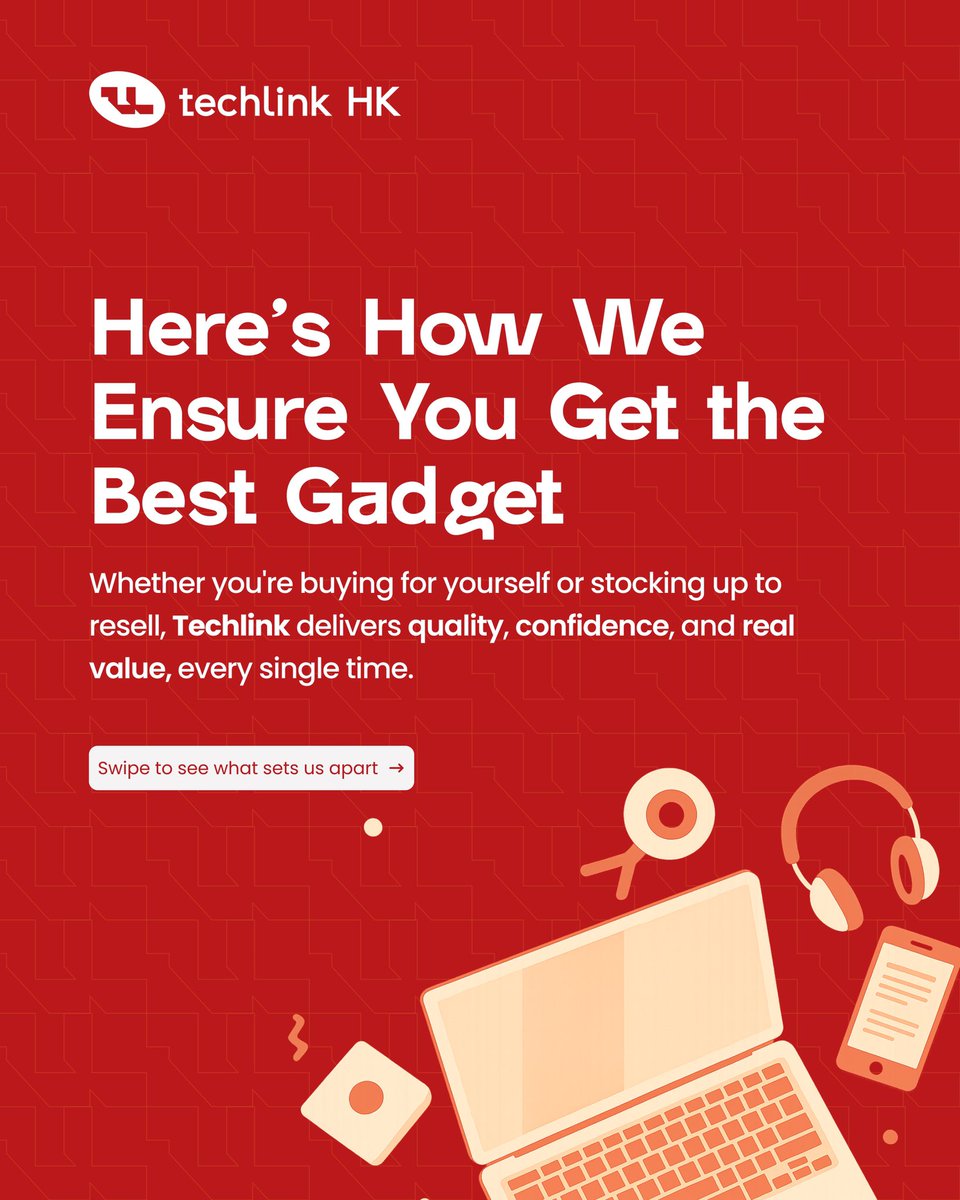 TechLink_hk's tweet image. 🎯 Purchasing or selling gadgets? Never accept “”just okay.””

We at Techlink provide devices sourced from Hong Kong that pass strict inspections allowing you to sell (or use) with confidence.
 
Continued in comments 
Ta ta ta | history fc | gadgets 
#techlink #trustedtech