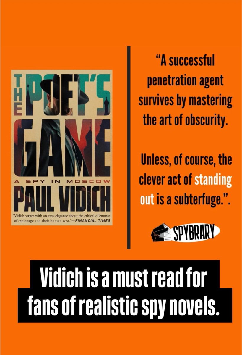 Spybrary (@spybrary) on Twitter photo .<a href="/paulvidich/">paul vidich</a> is a must read for fans of the more realistic spy thriller and he delivers once again with his latest novel The Poets Game. Highly recommend!
#thrillerbooks #spybooks #spybrary .<a href="/paulvidich/">paul vidich</a> is a must read for fans of the more realistic spy thriller and he delivers once again with his latest novel The Poets Game. Highly recommend!
#thrillerbooks #spybooks #spybrary