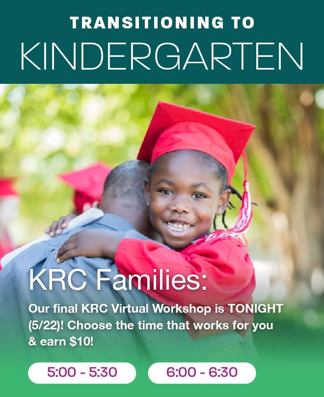 🌟KRC Families!🌟 Join us TONIGHT (5/22) for the last Virtual Workshop of the year and earn $10 for your participation!
Check your inbox for the link, or send us a DM! 😀