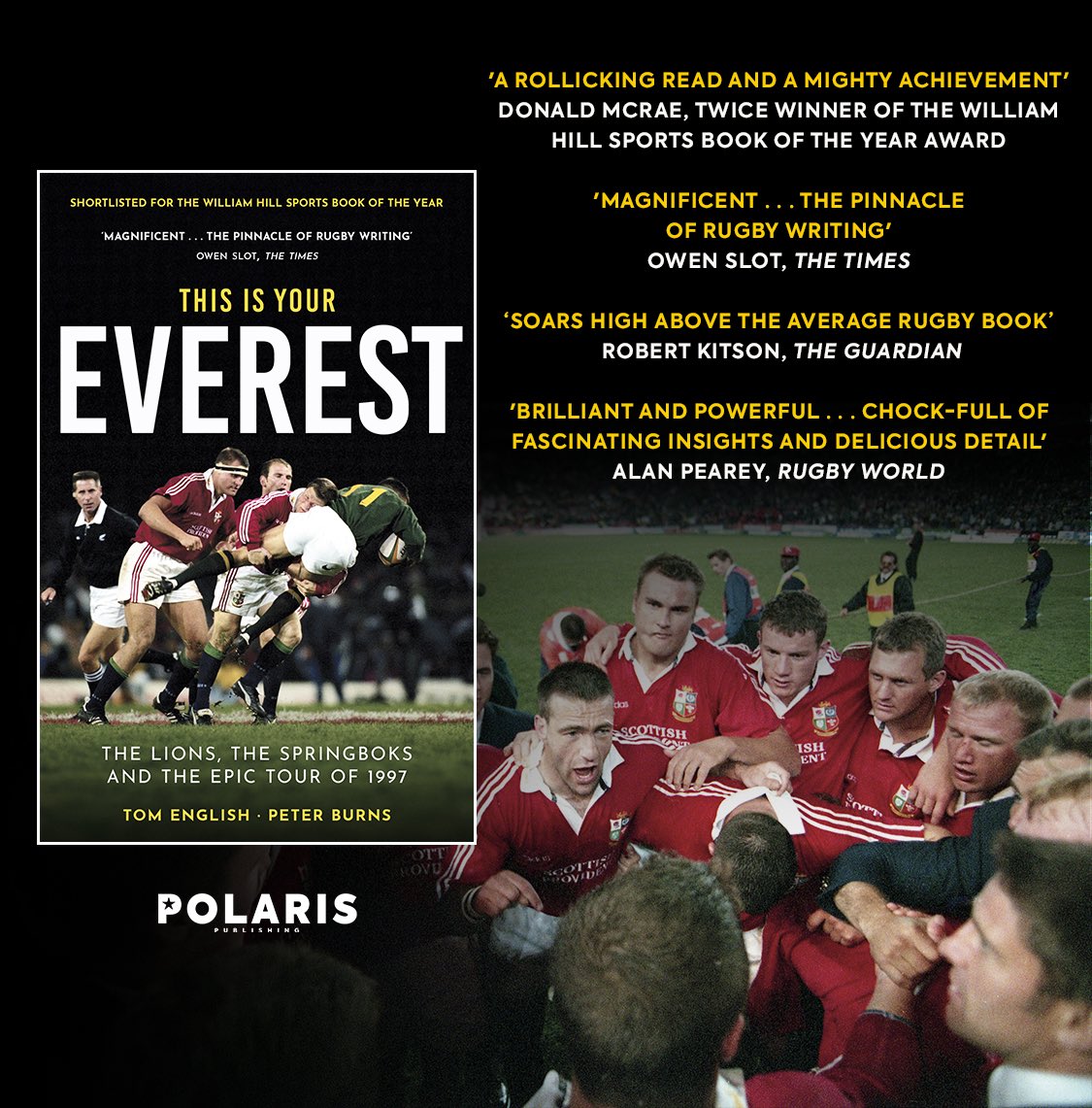Peter Burns (@petereburns) on Twitter photo Released into the world today! Relive all the drama and majesty of one of the greatest – and iconic – Lions tours of all time.
Just what you need to build the excitement ahead of the 2025 edition.
Written with my great pal <a href="/TEnglishSport/">Tom English</a>, it’s available NOW! Released into the world today! Relive all the drama and majesty of one of the greatest – and iconic – Lions tours of all time.
Just what you need to build the excitement ahead of the 2025 edition.
Written with my great pal <a href="/TEnglishSport/">Tom English</a>, it’s available NOW!