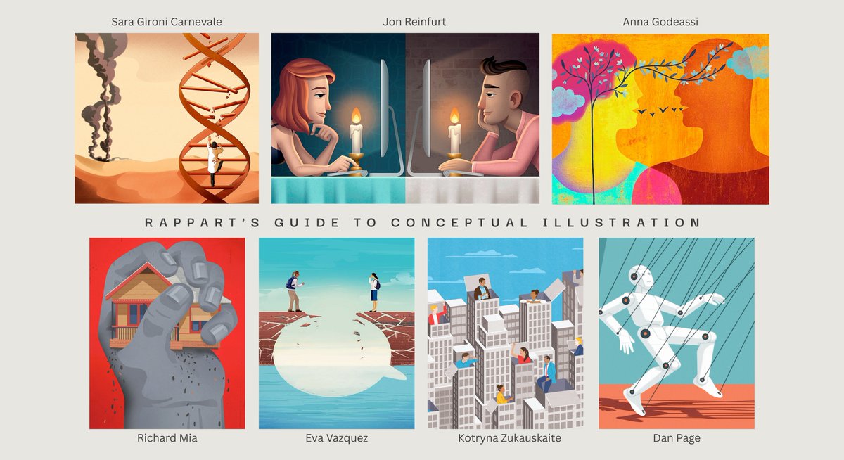 A clever conceptual illustration can bring a story to the next level. 💡

<a href="/RappArt/">Rapp Art</a> offers a robust collection of conceptual illustrators available for your next project! theispot.com/whatsnew/2025/…

#editorialillustrator #conceptualillustration #conceptualillustrator