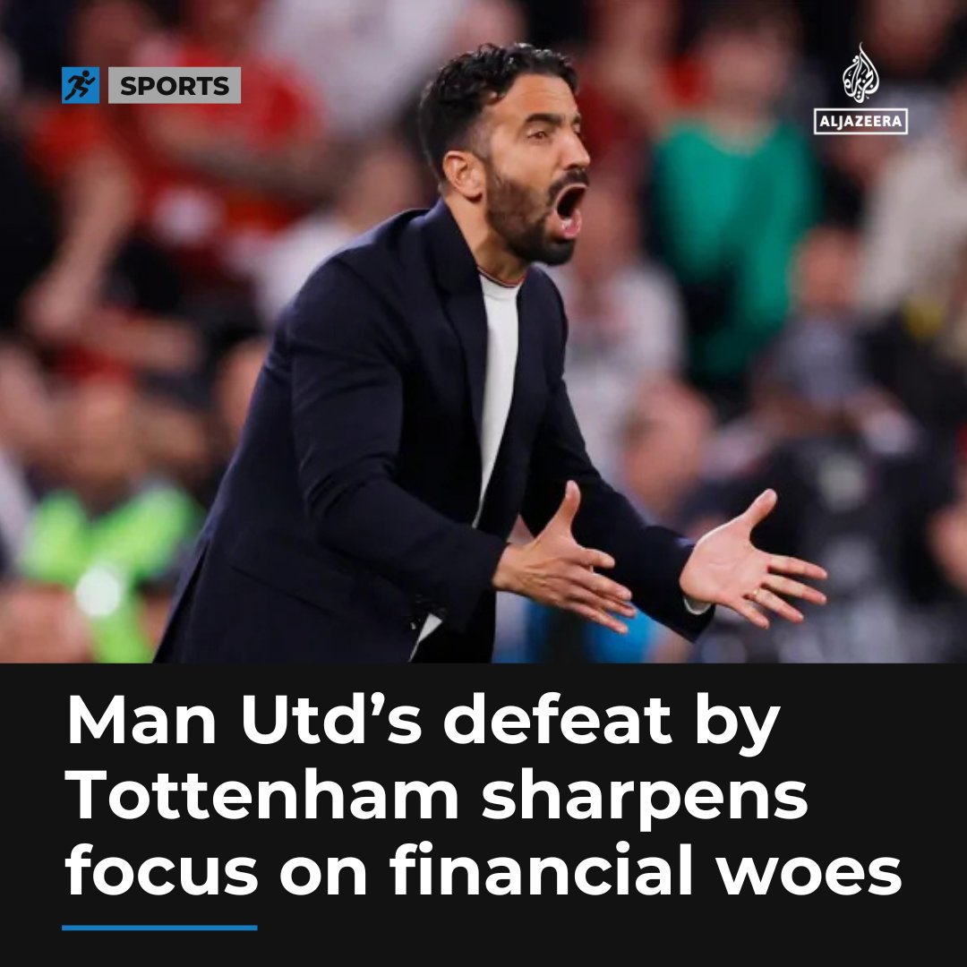 Manchester United’s Europa League final defeat to Tottenham means no Champions League football next season and an instant loss of at least 80 million euros ($90m).

We take a look at the financial implications of United's loss aje.io/5ldm3v