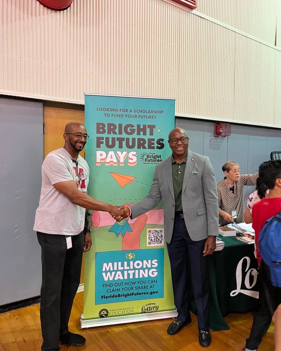 Florida Citrus Sports (@fcsports) on Twitter photo Big thanks to <a href="/floridalottery/">Florida Lottery</a> and Secretary John F. Davis for stopping by Memorial Middle to talk Bright Futures with OCPS students!
We're proud to be part of a community thatโs all about #FundingFutures through education. ๐โจ Big thanks to <a href="/floridalottery/">Florida Lottery</a> and Secretary John F. Davis for stopping by Memorial Middle to talk Bright Futures with OCPS students!
We're proud to be part of a community thatโs all about #FundingFutures through education. ๐โจ