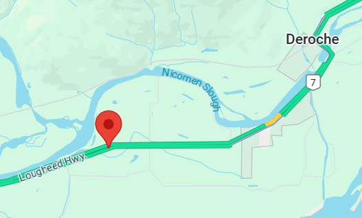 DriveBC's tweet photo. 🦺#LougheedHwy - watch for maintenance crews and traffic control westbound just after Lennox Dr until 9:30am.
#Deroche #BCHwy7 https://t.co/64yl4NNbQX