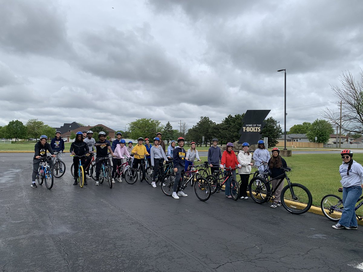 Andrew High School PE, Health & Driver Education (@boltspehede) on Twitter photo Adventure Ed heading out on bike day 1 to the Orland Grasslands ⚡️⚡️⚡️
<a href="/AndrewHS_d230/">Victor J. Andrew High School</a> <a href="/AbirOthman/">Dr. Abir Othman</a> <a href="/MrCoachW_VJA/">Kevin Wolski</a> Adventure Ed heading out on bike day 1 to the Orland Grasslands ⚡️⚡️⚡️
<a href="/AndrewHS_d230/">Victor J. Andrew High School</a> <a href="/AbirOthman/">Dr. Abir Othman</a> <a href="/MrCoachW_VJA/">Kevin Wolski</a>