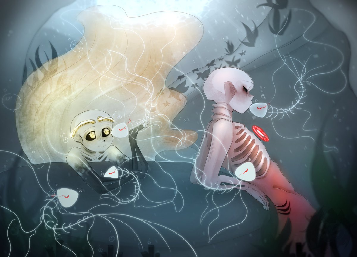 Finally, another drawing of the mermaid posted, amen!
Murmurs of Purrs~

 Leviathantale belongs to skumhuu

#Leviathantale #Dream #dreamsans #dreamtale #mermay2025 #killersans #driller #drillership #killerxdream