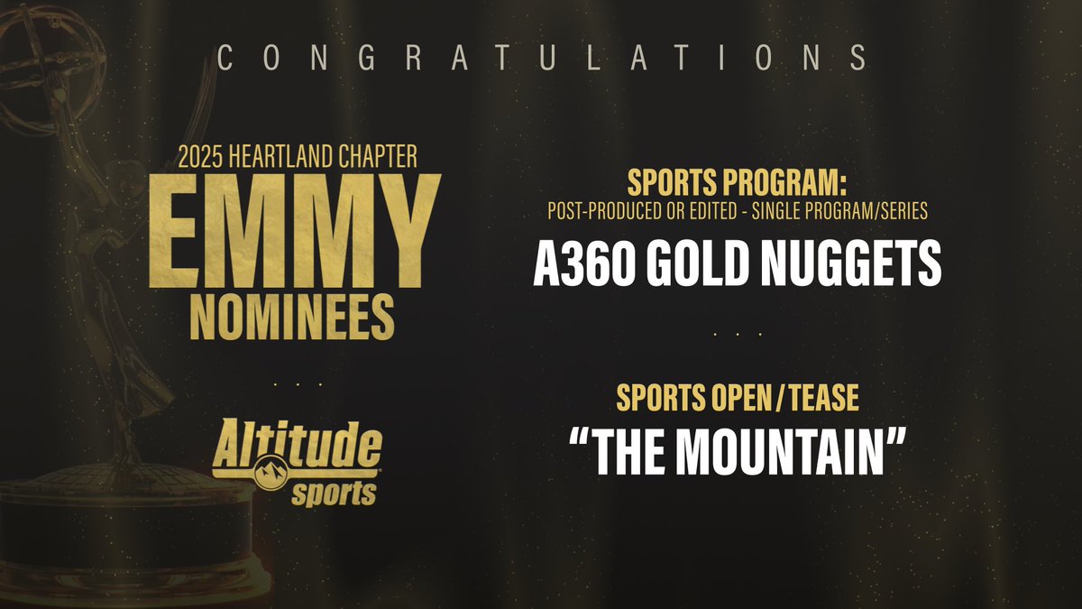 We’re very proud to announce our Emmy nominations! 👏