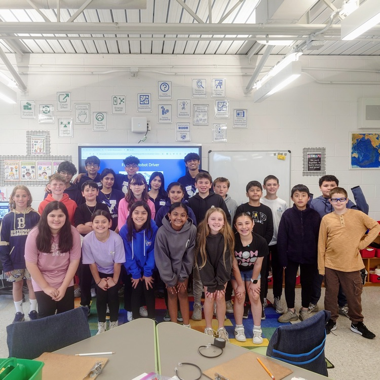 The Regal Eagles have kicked off their first installment of their "Engineers Helping Engineers" program by visiting Grade 5 students at Central Boulevard. The Regal Eagles prepared a STEM lesson and activity for the students and spoke of STEM opportunities available at JFK &amp; BHS.