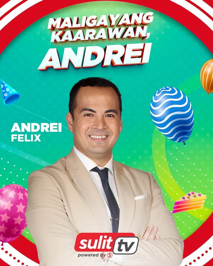 jheztineramil30's tweet image. Happy Birthday, @Andrei_Felix! 🎂🎉🎈
#FrontlineWeekend #GMK #PlayByPlay

@TV5manila @News5PH @onenewsph💕