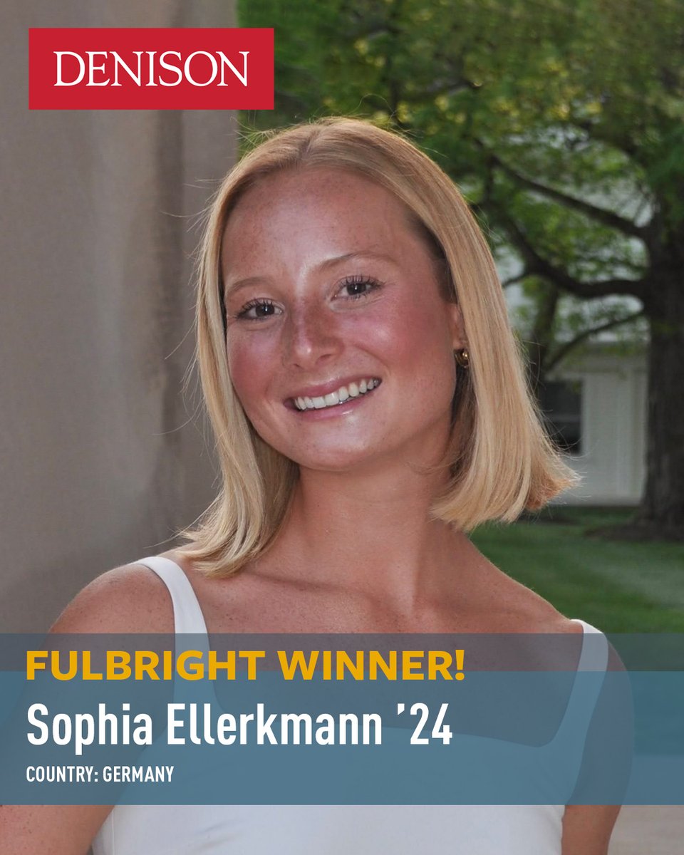 Congratulations to Sophia Ellerkmann ’24, a double major in global health and environmental studies with a minor in German, who has been awarded a 2025 Fulbright ETA grant to Germany.