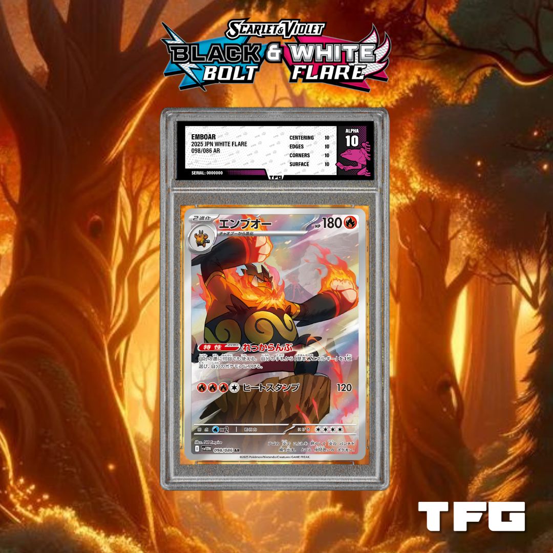treefroggrading's tweet photo. Bringing the heat this Thursday, the fire starter evolution line from the upcoming Black Bolt & White Flare sets!
Tepig will also be coming to the upcoming Legends: ZA launching later this year!
#pokemon #tcg #blackboltwhiteflare #treefroggrading https://t.co/DFFekum9Qp