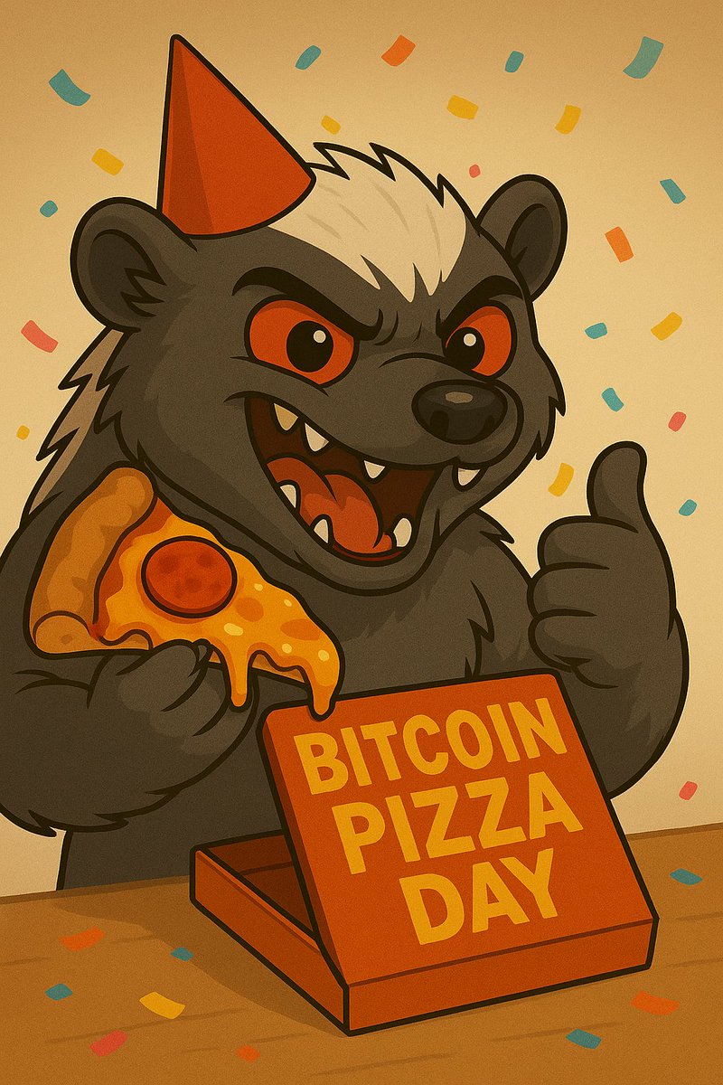 HAPPY PIZZA DAY!! 🦡